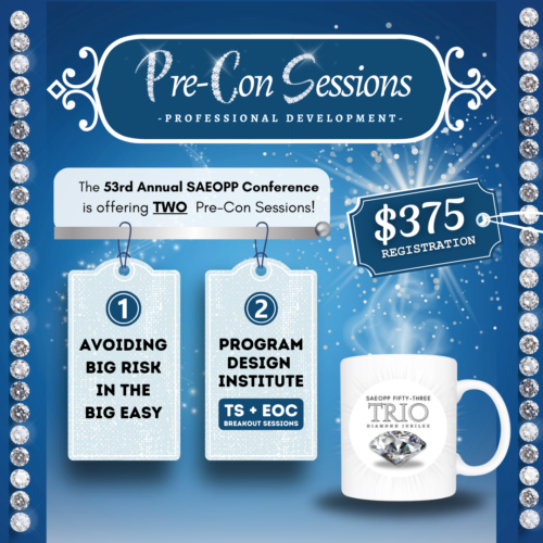 2025 SAEOPP Pre-Conference Sessions
